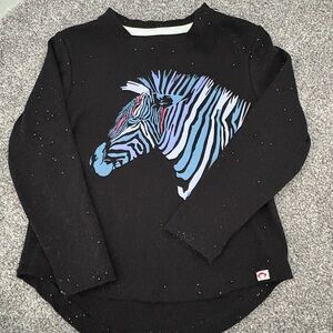 Appaman Longsleeve Zebra Tee
